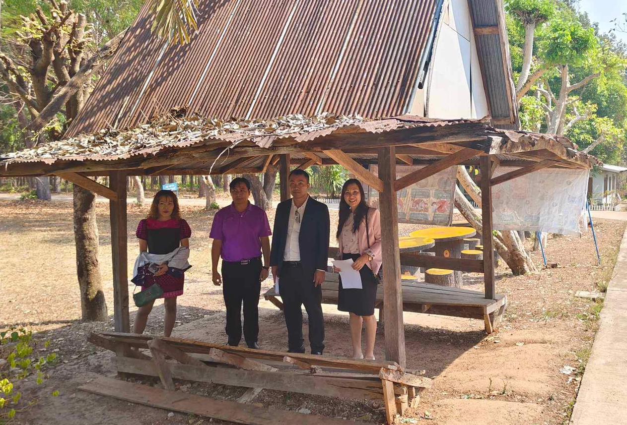 การลงพื้นที่ตรวจสอบอาคารของโรงเรียน ที่มีความประสงค์จะขออนุญาตรื้อถอนอาคารเรียน/อาคารประกอบ ในที่ดินราชพัสดุ