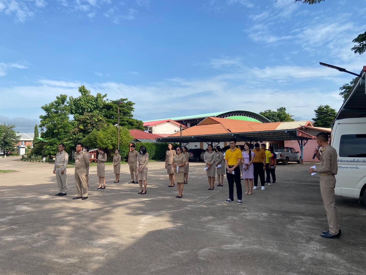 การจัดกิจกรรมเข้าแถวเคารพธงชาติ ครั้งที่ 17 ประจำเดือนสิงหาคม 2566