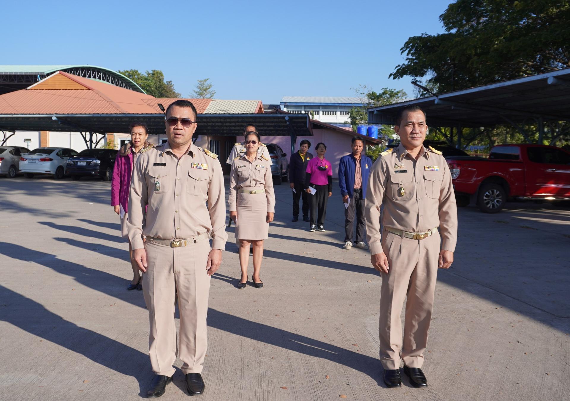 สพป.อุดรธานี เขต 3 จัดกิจกรรมเข้าแถวเคารพธงชาติ สวดมนต์ไหว้พระ กล่าวคำปฏิญญาการดำเนินงานเขตสุจริต ประจำเดือนธันวาคม 2567