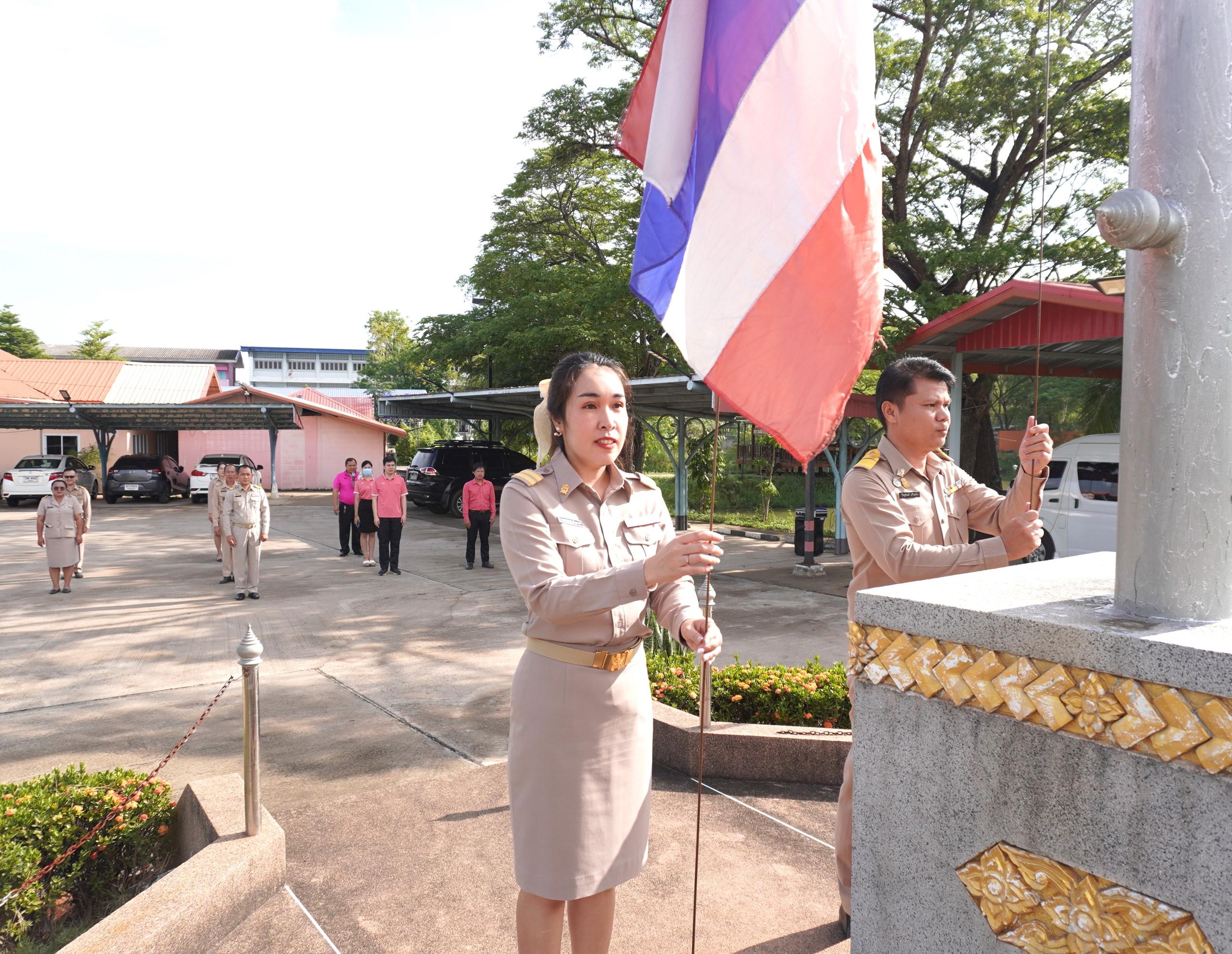 การจัดกิจกรรมเข้าแถวเคารพธงชาติ ประจำเดือนพฤษภาคม 2567