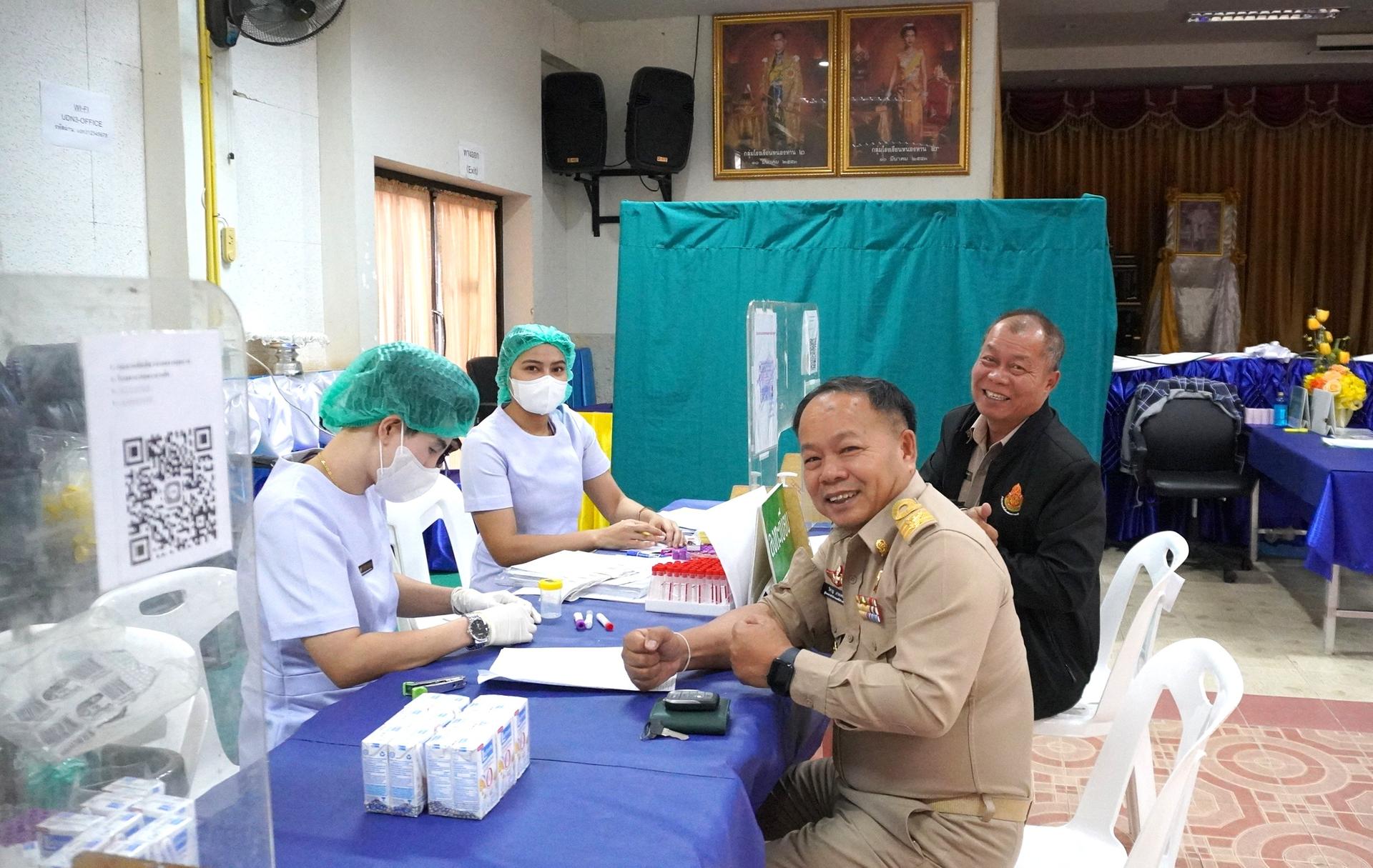 สพป.อุดรธานี เขต 3 จัดกิจกรรมการตรวจสุขภาพประจำปีงบประมาณ พ.ศ. 2569 ให้แก่ข้าราชการครูและบุคลากรทางการศึกษาในสังกัด
