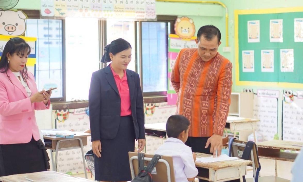 “รองกิจธิชัย” ลงพื้นที่นิเทศและตรวจเยี่ยมการประเมินความสามารถด้านการอ่านของผู้เรียน (RT) ชั้นประถมศึกษาปีที่ 1 ปีการศึกษา 2567
