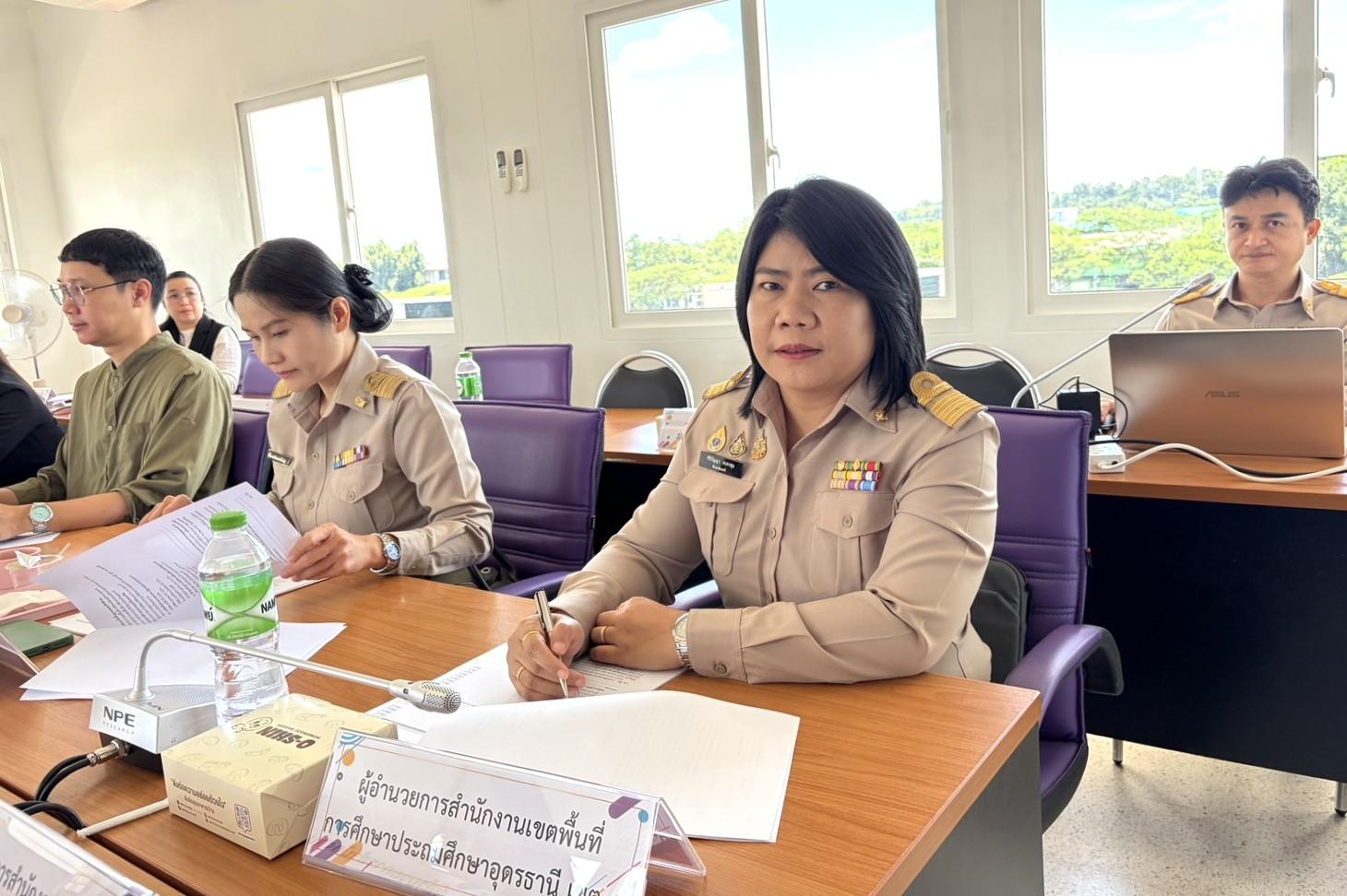 สพป.อุดรธานี เขต 3 เข้าร่วมการประชุมคณะกรรมการส่งเสริมและกำกับมาตรฐานธนาคารหน่วยกิต จังหวัดอุดรธานี ประจำปีงบประมาณ พ.ศ. 2569 ครั้งที่ 1/2569 