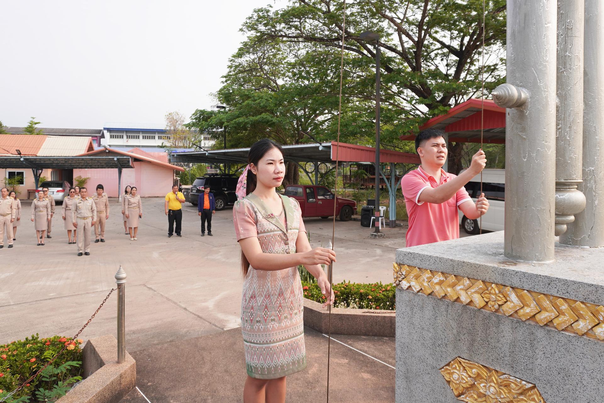 การจัดกิจกรรมเข้าแถวเคารพธงชาติ ประจำเดือนมีนาคม 2567