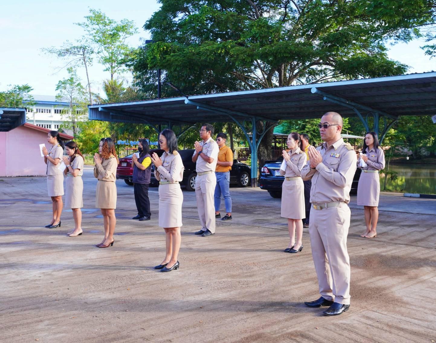 การจัดกิจกรรมเข้าแถวเคารพธงชาติ ประจำเดือนธันวาคม 2566